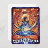 Koppeling Kaart nr. 1 Apostatenaut, om na te denke (Voorkant / Achterkant)