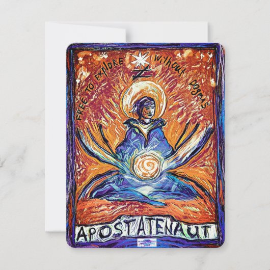 Koppeling Kaart nr. 1 Apostatenaut, om na te denke (Voorkant)