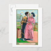 Koppeling met Tennis GearSame Old Racket Briefkaart (Voorkant / Achterkant)