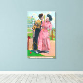 Koppeling met Tennis GearSame Old Racket Canvas Afdruk (Insitu (Houten vloer))