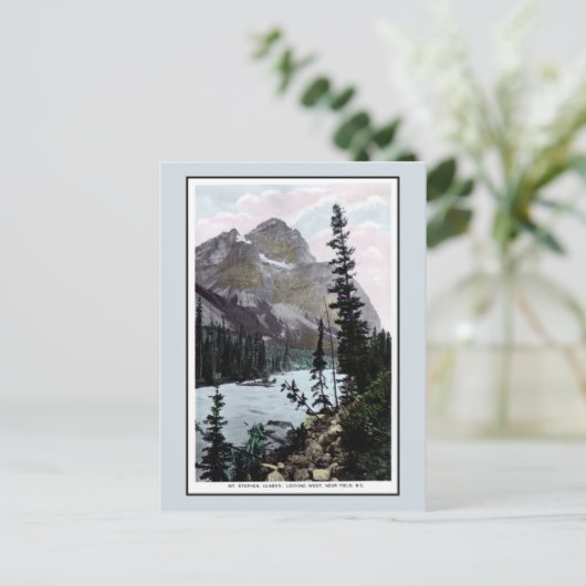  koppeling Stephen Field BC Canada foto Briefkaart (Staand voorkant)