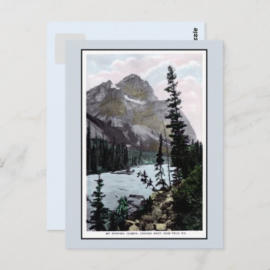 koppeling Stephen Field BC Canada foto Briefkaart (Voorkant / Achterkant)