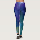 Koppeling van een Oog-Leggings | Paars, goud, Blau Leggings (Achterkant)