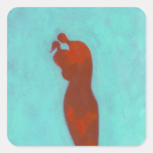 Koppeling Vierkante Sticker