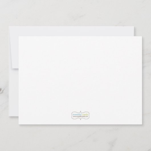 Koppelingen BBQ Wedding Shower Uitnodiging (Achterkant)