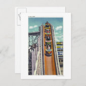 Koppelingen die de vliegturns omlaag gaan briefkaart (Voorkant / Achterkant)