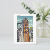 Koppelingen die de vliegturns omlaag gaan briefkaart (Staand voorkant)