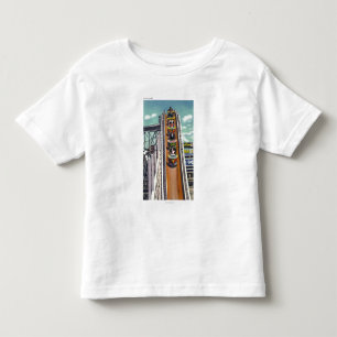 Koppelingen die de vliegturns omlaag gaan kinder shirts