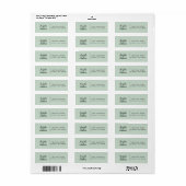 Koppelingen Eenvoudig, minimaal, informeel Casual, Etiket (Full Sheet)