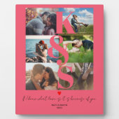 Koppelingen Foto liefdesnaam Initialen op maat Fotoplaat (Voorkant)