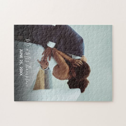 Koppelingen Foto van Mrs Signature Script DIY Legpuzzel (Horizontaal)