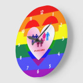 Koppelingen in het hart van de All Love Pride Grote Klok (Hoek)