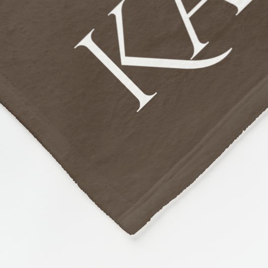 Koppelingen Initialen gesmokkeld samengevoegd met  Fleece Deken (Hoek)