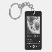 Koppelingen Jubileum muziekspeler Sleutelhanger (Voorkant Links)