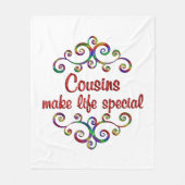 Koppelingen maken het leven speciaal fleece deken (Voorkant)