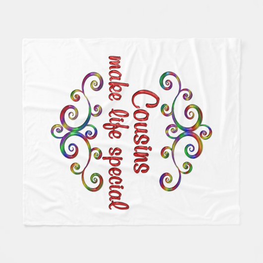 Koppelingen maken het leven speciaal fleece deken (Voorkant (Horizontaal))