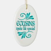 Koppelingen maken het leven speciaal keramisch ornament (Rechts)