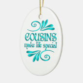 Koppelingen maken het leven speciaal keramisch ornament (Links)