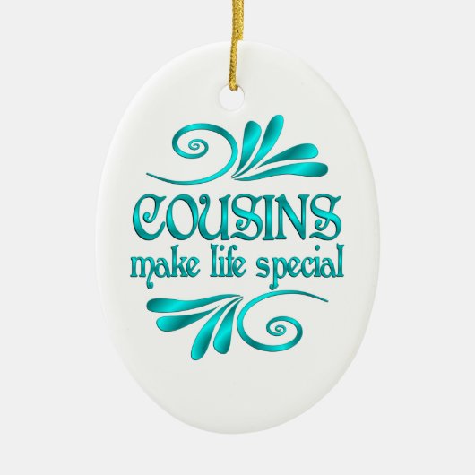 Koppelingen maken het leven speciaal keramisch ornament (Voorkant)