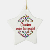 Koppelingen maken het leven speciaal keramisch ornament (Rechts)