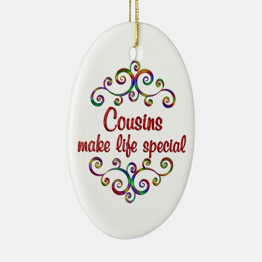 Koppelingen maken het leven speciaal keramisch ornament (Rechts)