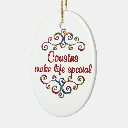 Koppelingen maken het leven speciaal keramisch ornament (Links)