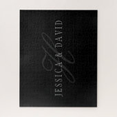 Koppelingen Namen en Naam monogram Legpuzzel (Verticaal)