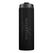 Koppelingen Namen en Naam monogram Thermosbeker (Voorkant)