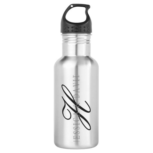 Koppelingen Namen en Naam monogram Waterfles (Voorkant)