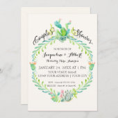 Koppelingen tonen Robuuste woestijn Chic Cacti-Wat Kaart (Voorkant / Achterkant)