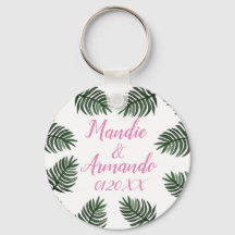 Koppelingen Tropische groen-bruiloft