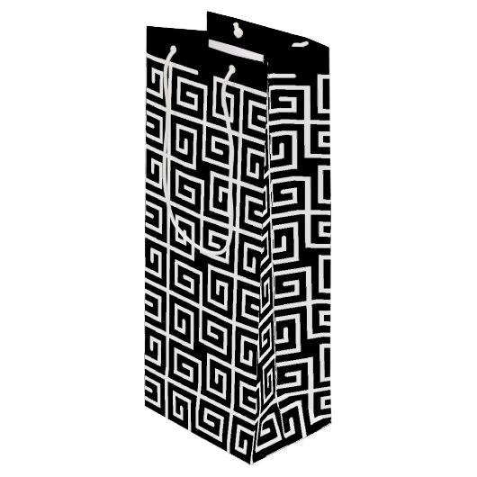 Koppelingen Wijn Cadeautas (Voorkant Gekanteld)