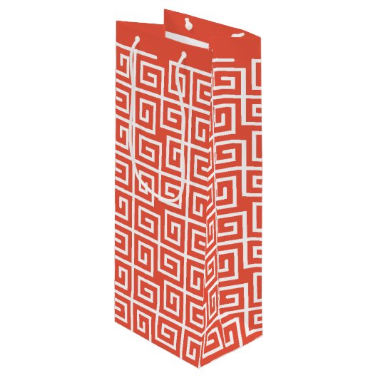 Koppelingen Wijn Cadeautas (Voorkant Gekanteld)