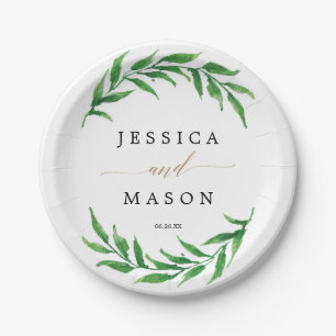 Koppelingshower - bruiloft - Bord op papier