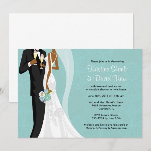 Koppelingshower - versie 2 kaart (Voorkant / Achterkant)