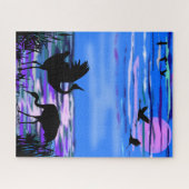 koppelkraanpuzzel legpuzzel (Horizontaal)