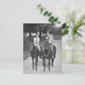 Koppelpaarden Briefkaart (Staand voorkant)