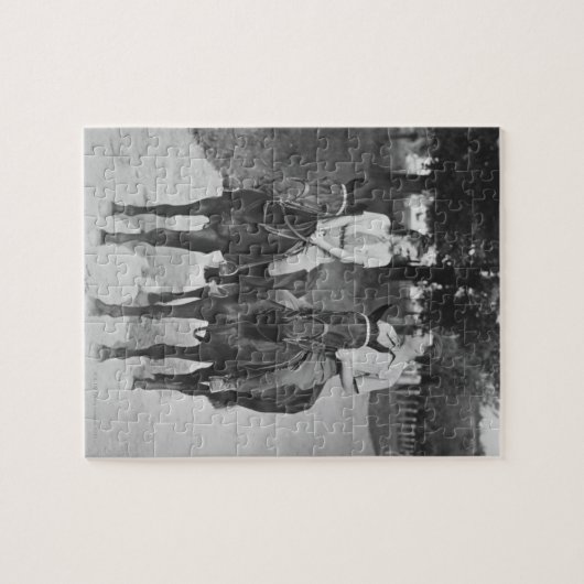 Koppelpaarden Legpuzzel (Horizontaal)