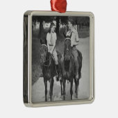 Koppelpaarden Metalen Ornament (Rechts)