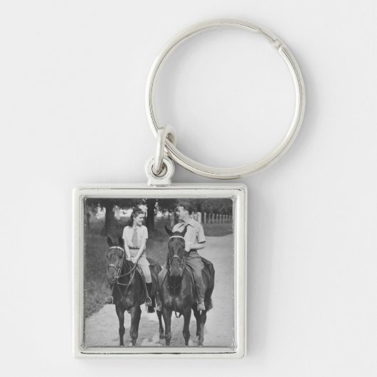 Koppelpaarden Sleutelhanger (Voorkant)