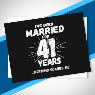 Koppels 41 Jaar Getrouwd Grappig 41e Trouwdag Briefkaart