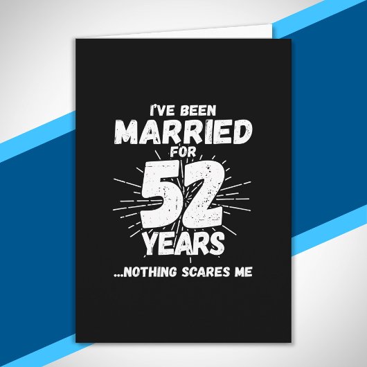 Koppels 52 Jaar Getrouwd Grappige 52e Trouwdag Kaart