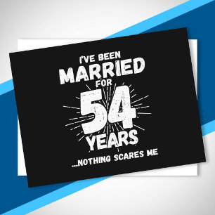 Koppels 54 Jaar Getrouwd Grappige 54e Trouwdag Briefkaart