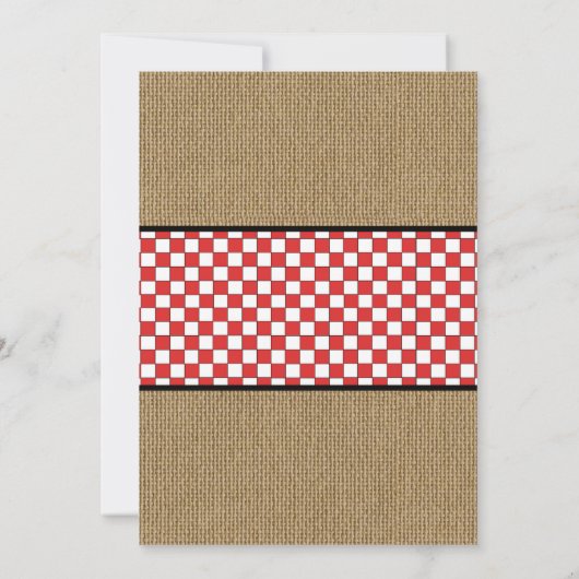 Koppels Baby Q Sprinkle uitnodiging, neutraal gesl Kaart (Achterkant)