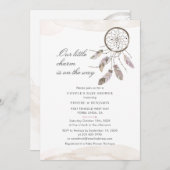 koppels Baby shower Boho Chic Dream Catcher Kaart (Voorkant / Achterkant)