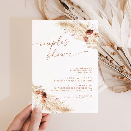 Koppels Baby Shower Uitnodiging | Boho Co-Ed Baby 