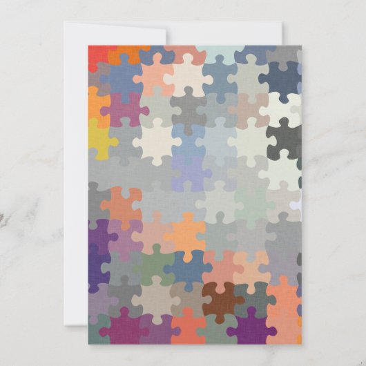 Koppels Baby shower Uitnodiging Ecru (Achterkant)