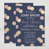 Koppels Baby shower uitnodiging Gezamenlijke inspa (Voorkant / Achterkant)