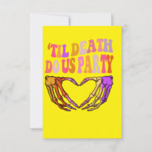 koppels bruiloft 'Til Death Do us Bachelorette'