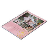 Koppels BUCKET LIST Foto Collage Pas getrouwd Jour Notitieboek (Linkerzijde)